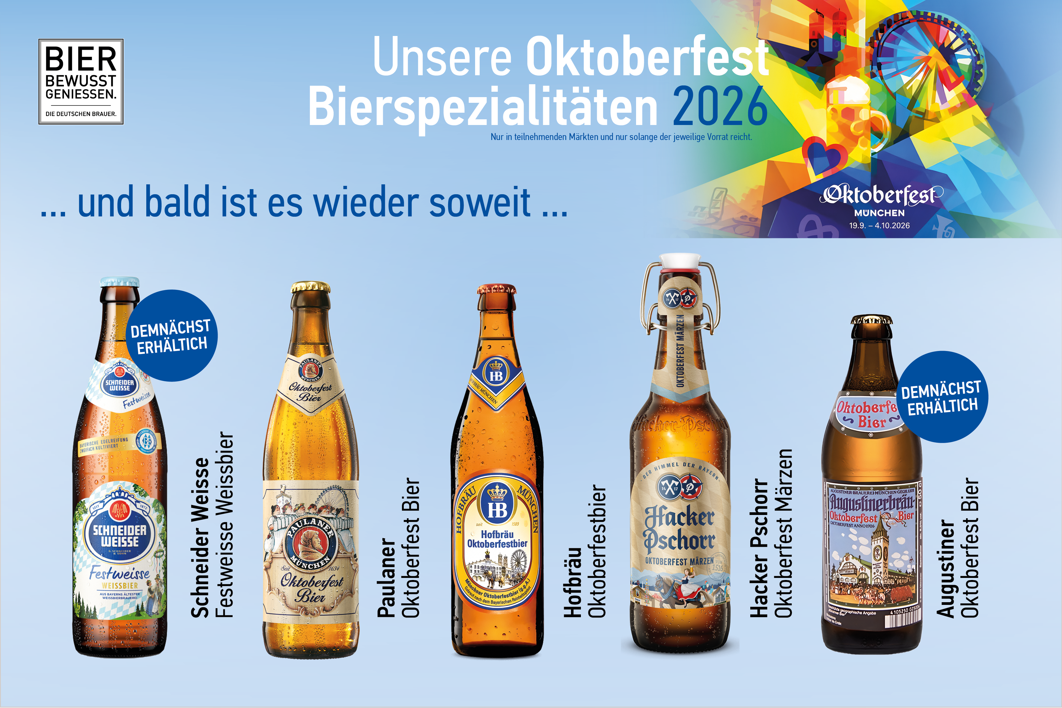Oktoberfestbiere 2026